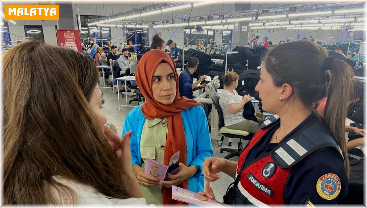 Fabrika çalışanlarına Kadına 'El Kalkamaz' eğitimleri
