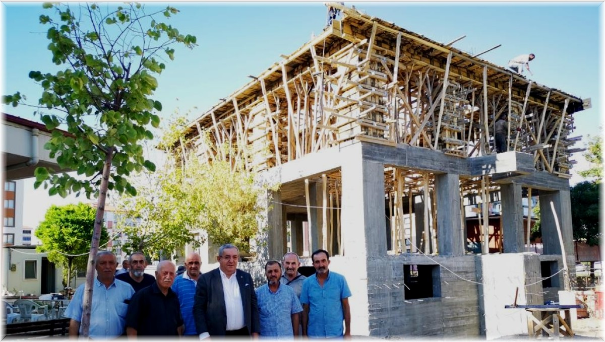 Faik Erdoğan Vakfı Cami inşaatı hızla devam ediyor