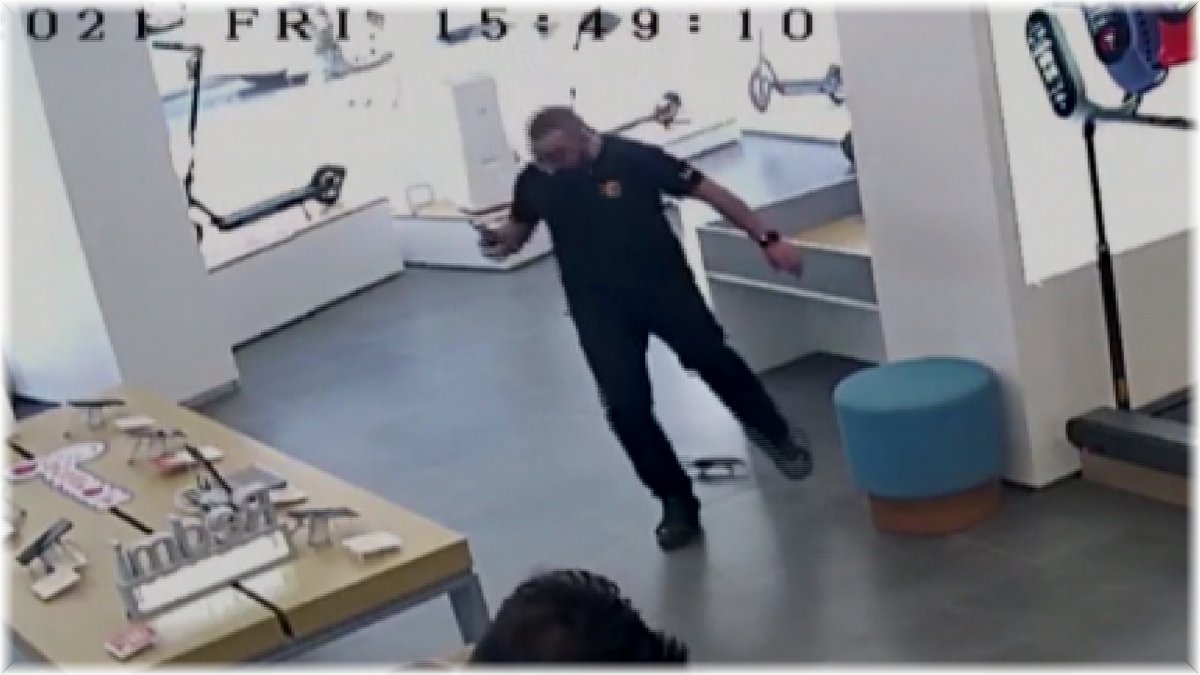 Fare korkusundan tepetaklak oldu