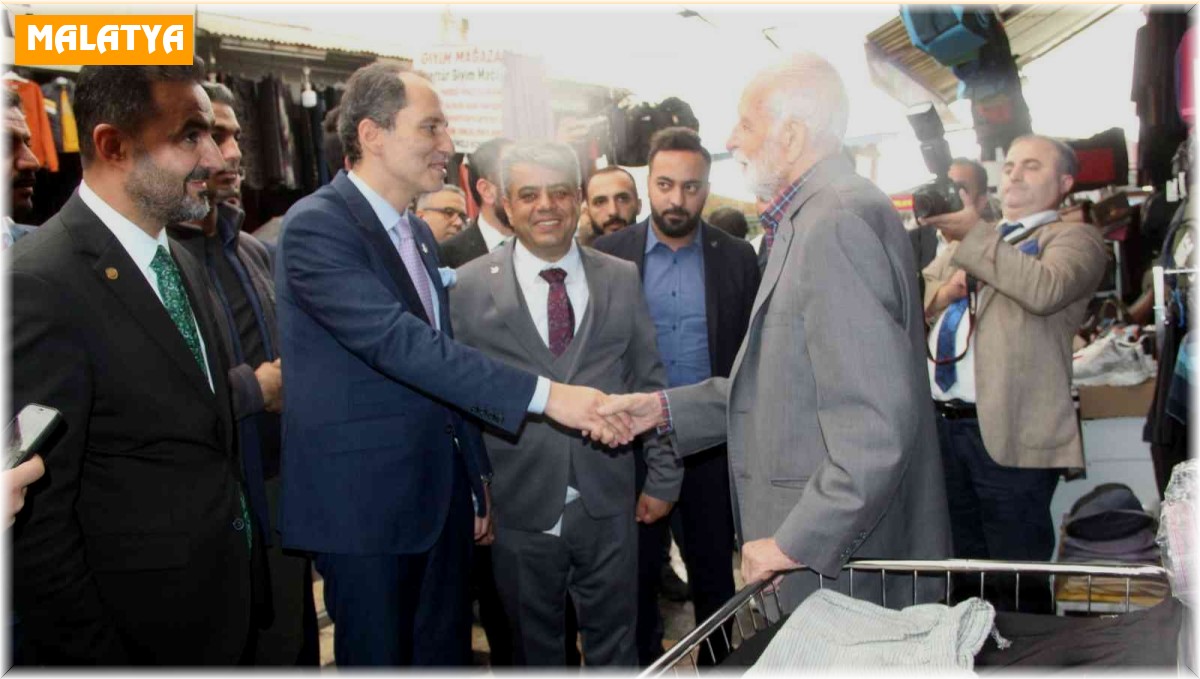 Fatih Erbakan'dan esnaf ziyareti