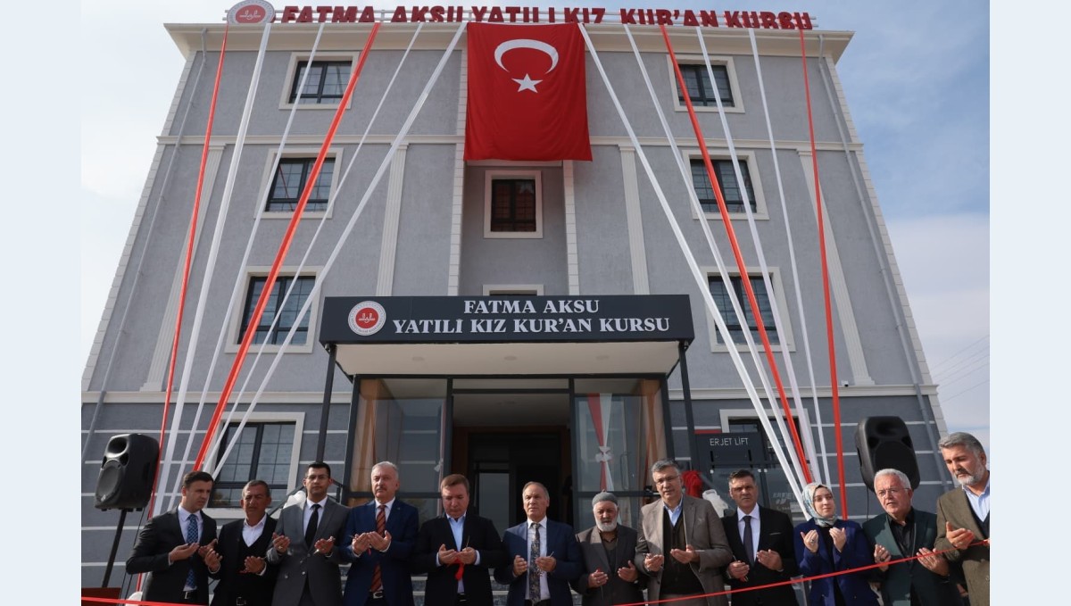 Fatma Aksu Yatılı Kız Kur'an Kursu açıldı