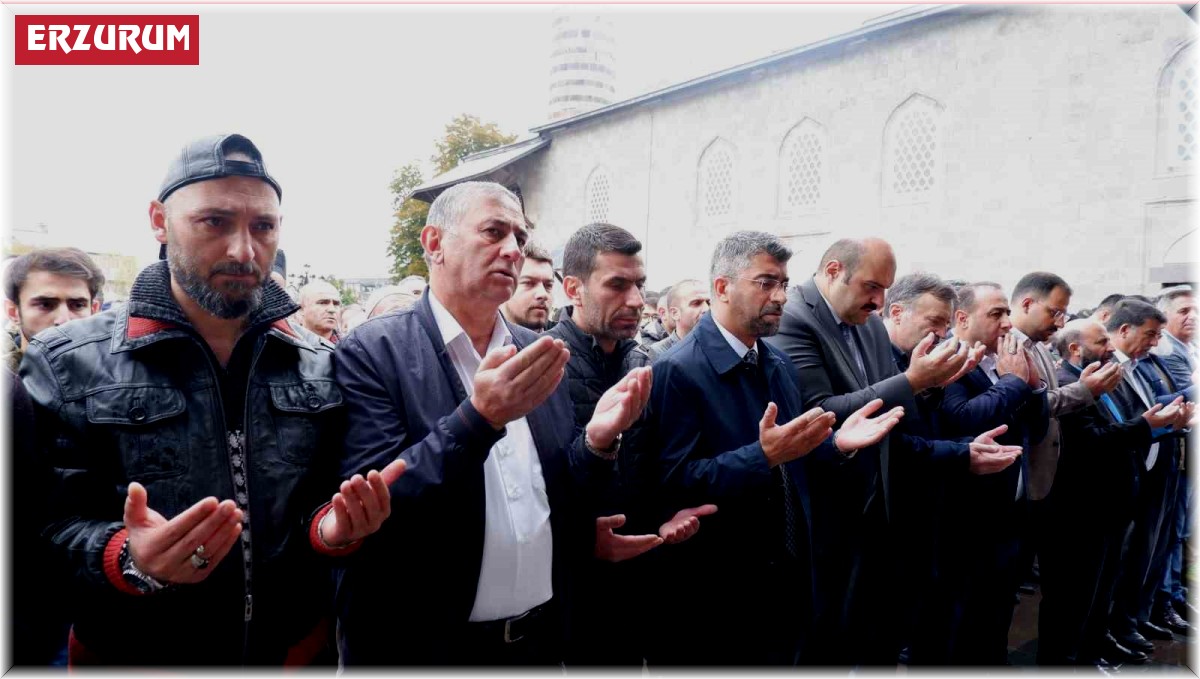 Filistin'de hayatını kaybedenler için Erzurum'da gıyabi cenaze namazı kılındı