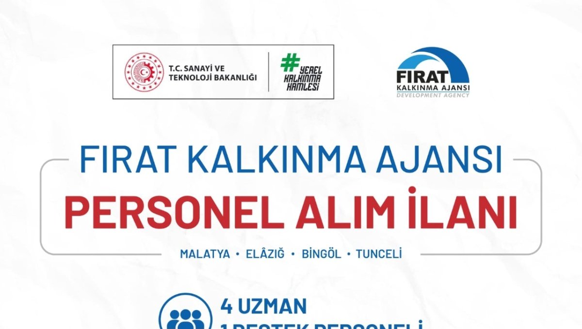 Fırat Kalkınma Ajansı personel alımı yapacak