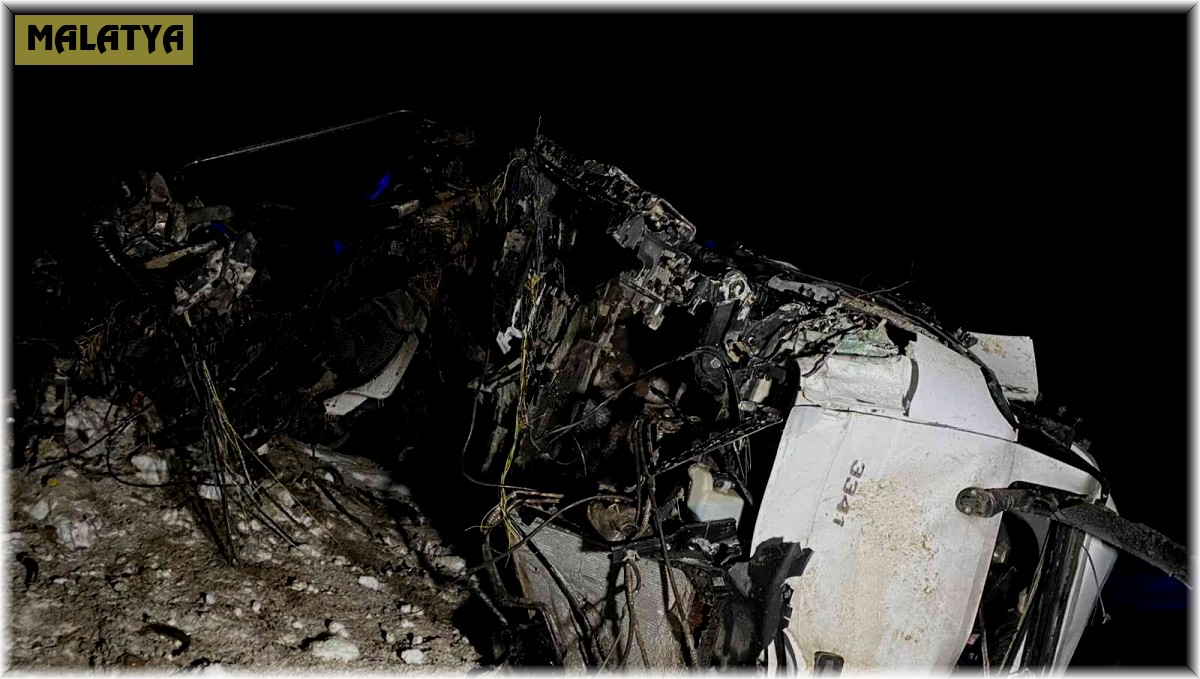 Freni patlayan vinç yüklü tır devrildi: 1 ölü