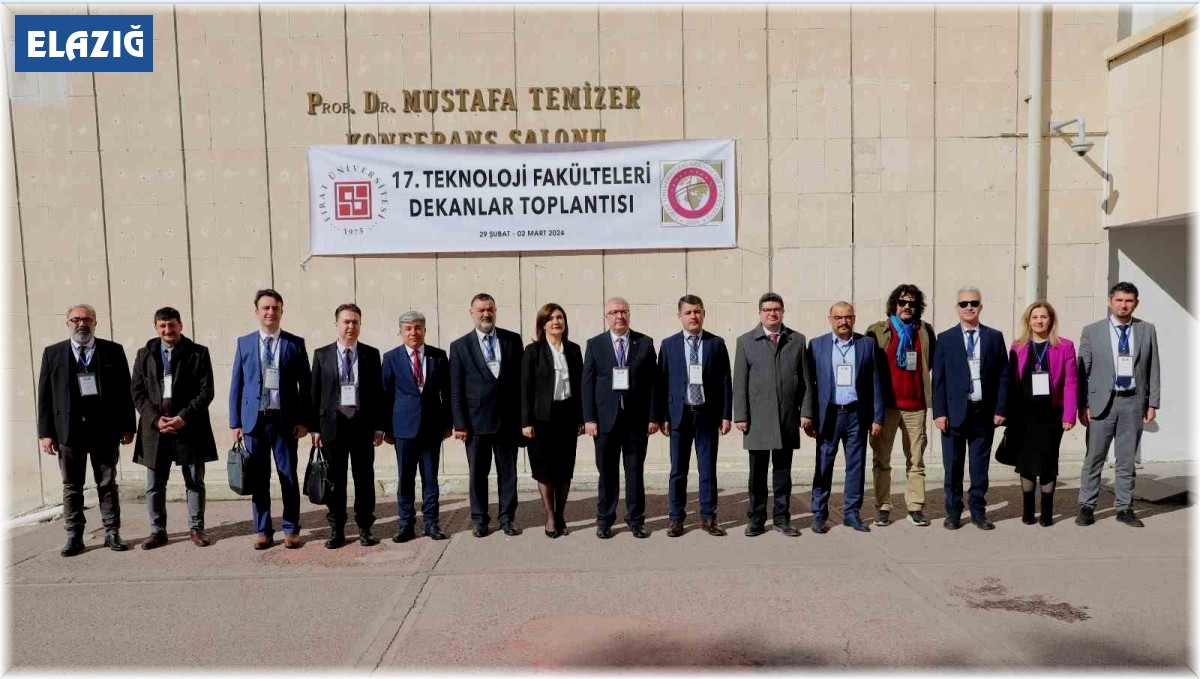 FÜ'de 17. teknoloji fakülteleri dekanlar toplantısı gerçekleştirildi