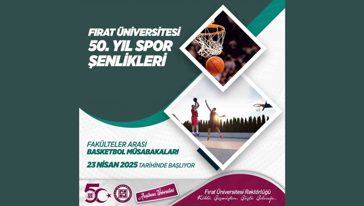FÜ'de 50. yıl coşkusu spor şenlikleriyle sürüyor