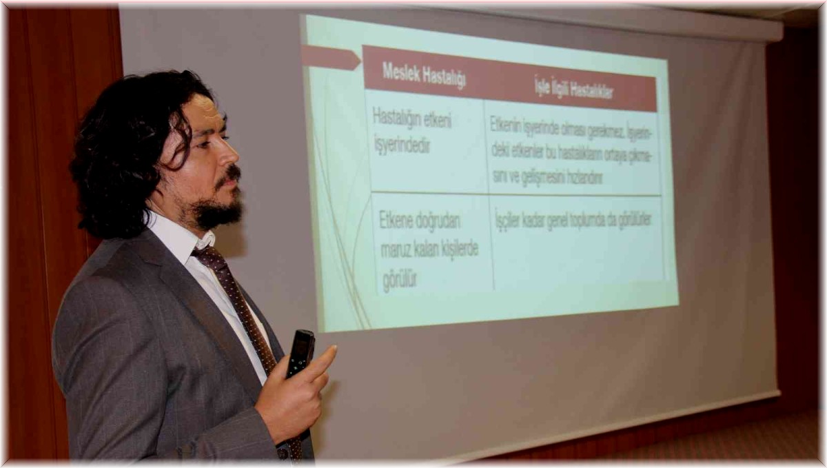 FÜ Hastanesi çalışanlarına meslek hastalıkları semineri