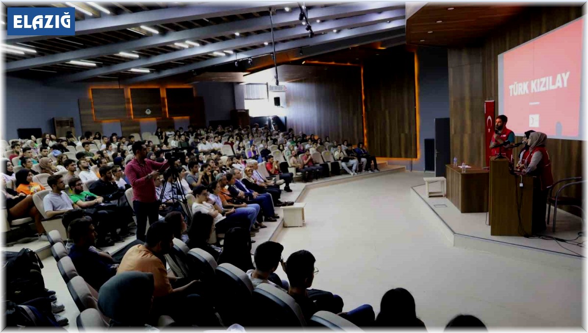 FÜ Tıp Fakültesi öğrencilerine 'Afetlerde Korunma Bilinci' eğitimi