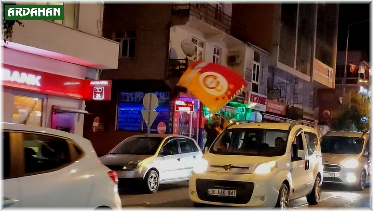 Galatasaray'ın şampiyonluğu Ardahan'da coşkuyla kutlandı