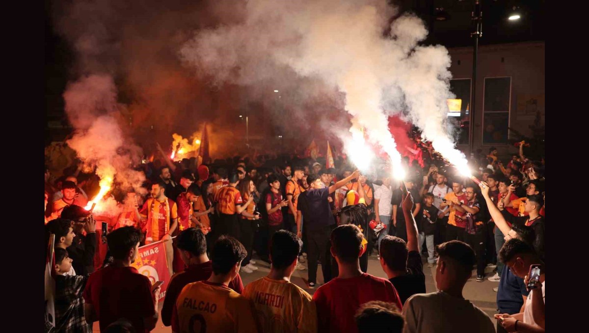 Galatasaray'ın şampiyonluğu Elazığ'da coşkuyla kutlandı
