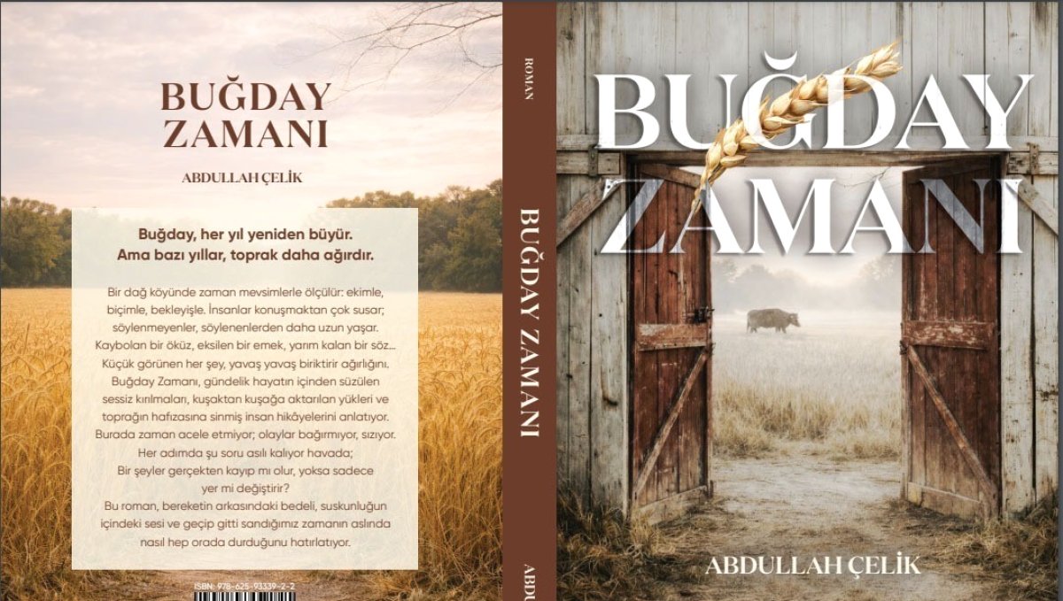 Gazeteci Çelik'ten edebiyat dünyasına "Buğday Zamanı"