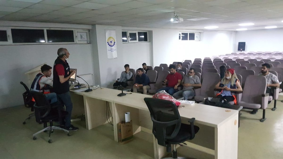 Gazetecilere "Afet Bilinci" eğitimi