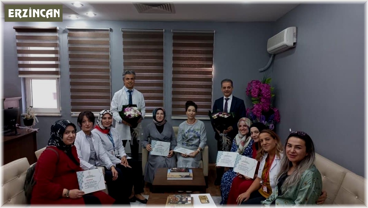 Gebe okulu mezunlarına katılım belgeleri verildi