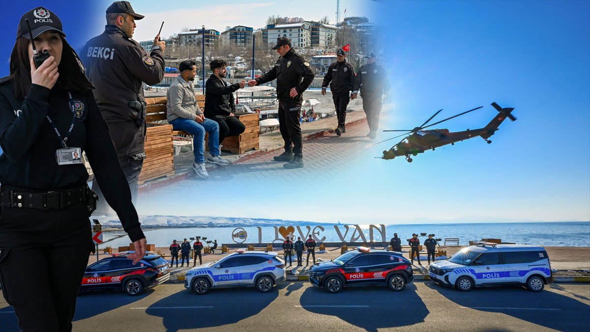 Gece gündüz görev başındalar: Van’da polisler huzur ve güven için sahada