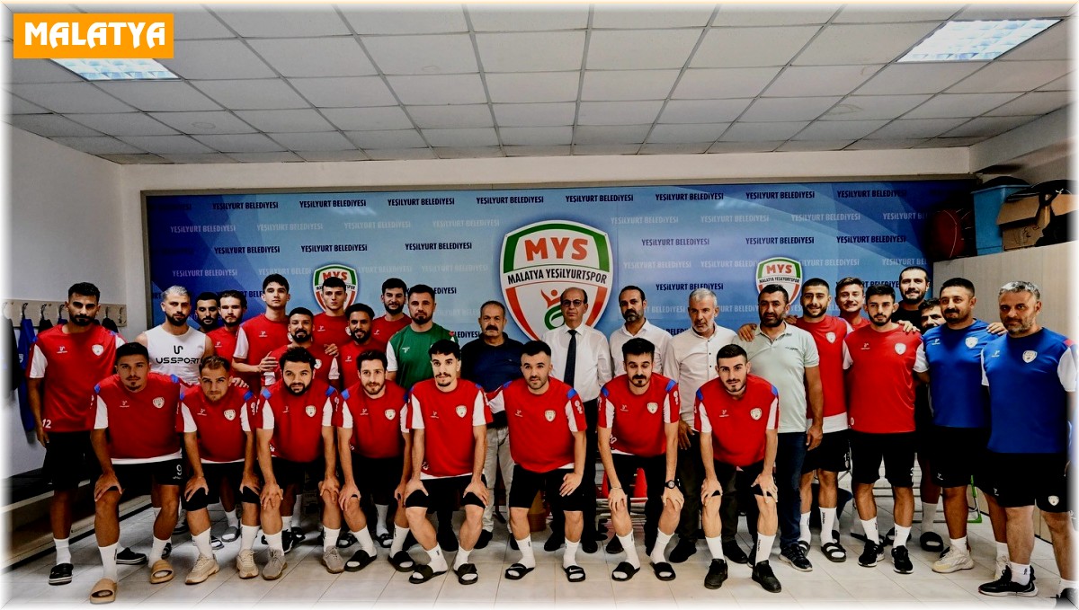 Geçit, Malatya Yeşilyurtspor Kulübünü ziyaret etti