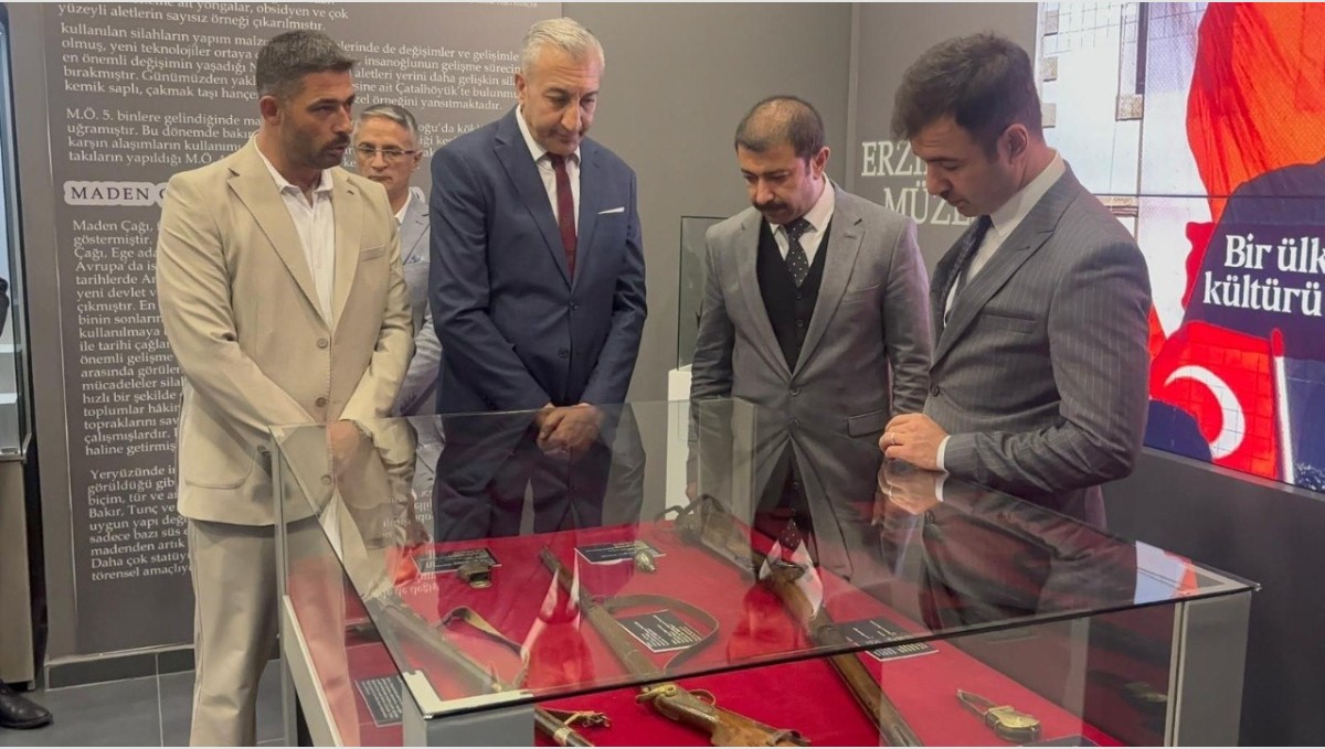 Geçmişin izleri gün yüzüne çıktı: Erzincan'da 20. Yüzyıl Savaş Aletleri Sergisi