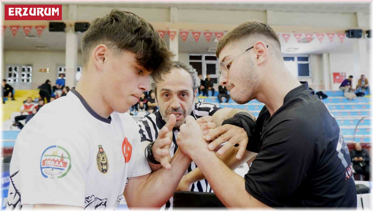 Genç bilekler, Erzurum'da yarışıyor
