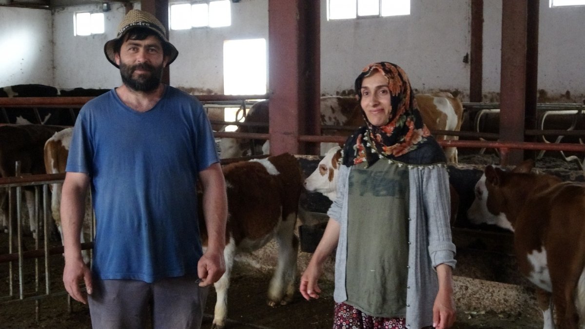 Genç çiftin hayali devlet desteğiyle gerçekleşti