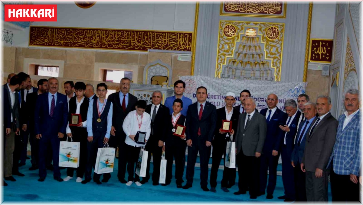 'Genç Hafızlar Hafızlık Yarışması'nın bölge finali Hakkari'de yapıldı