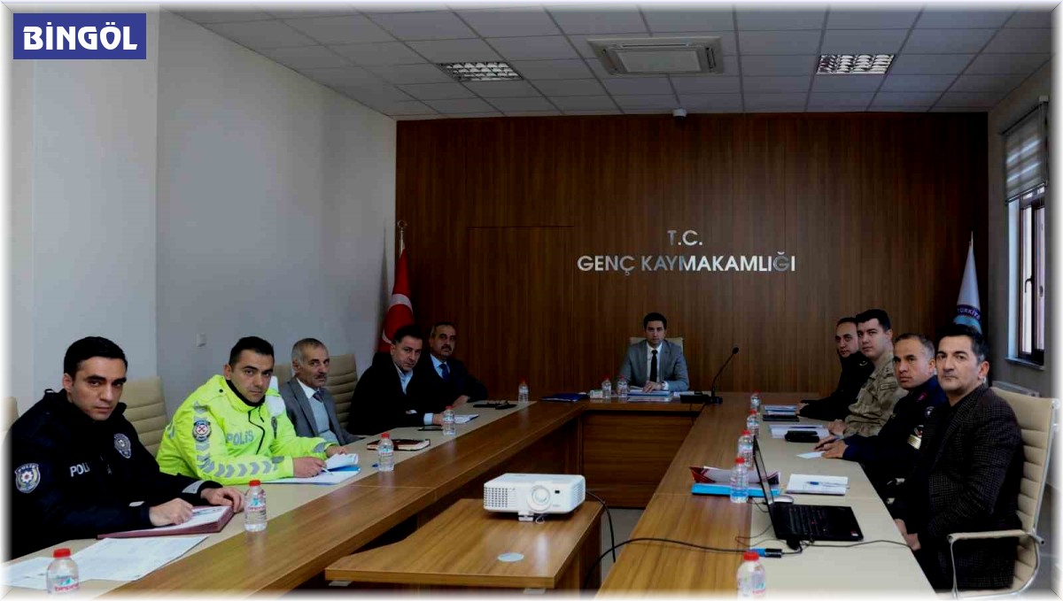 Genç ilçesinde çocukların güvenliği için işbirliği toplantısı yapıldı