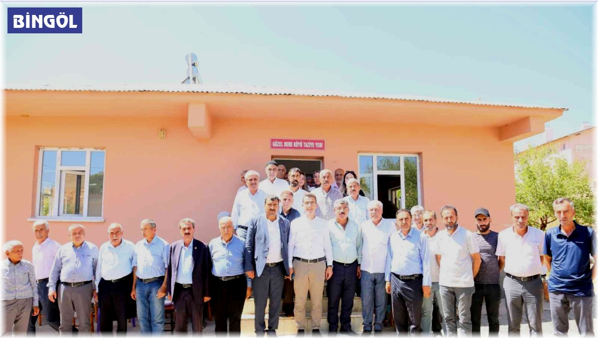 Genç Kaymakamı Kaptanoğlu, Güzeldere köyü sakinleriyle bir araya geldi