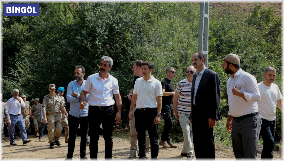 Genç Kaymakamı, köy sakinleriyle bir araya geldi