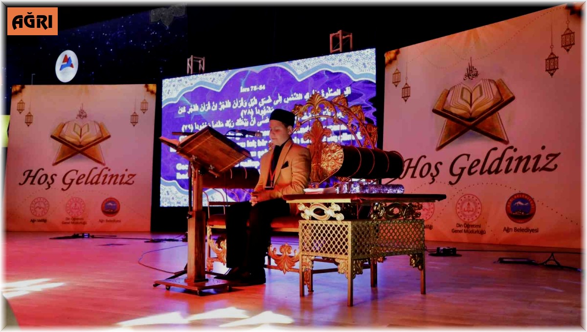 Genç Sada Kur'an-ı Kerim'i Güzel Okuma Yarışması'nın Türkiye Finali Ağrı'da yapıldı