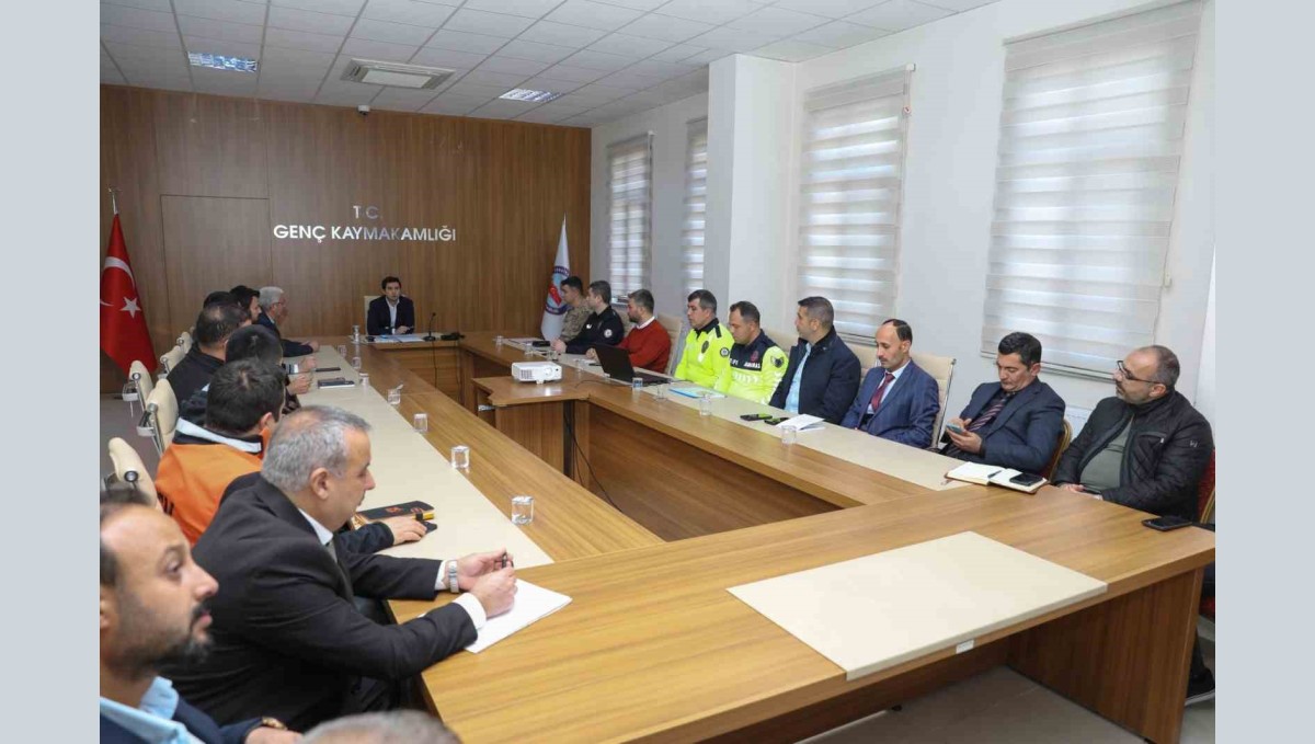 Genç'te kış tedbirleri ele alındı