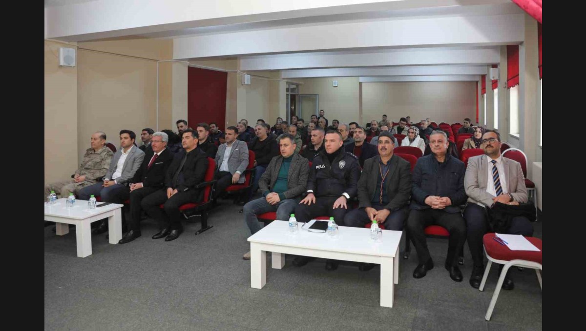 Genç'te öğrencilerin güvenliği için işbirliği toplantısı gerçekleştirildi