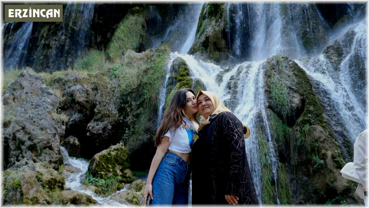 Girlevik Şelalesi'nde hafta sonu yoğunluğu