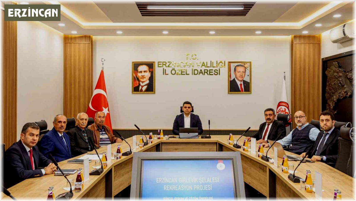 Girlevik Şelalesi Projesinin değerlendirme toplantısı yapıldı