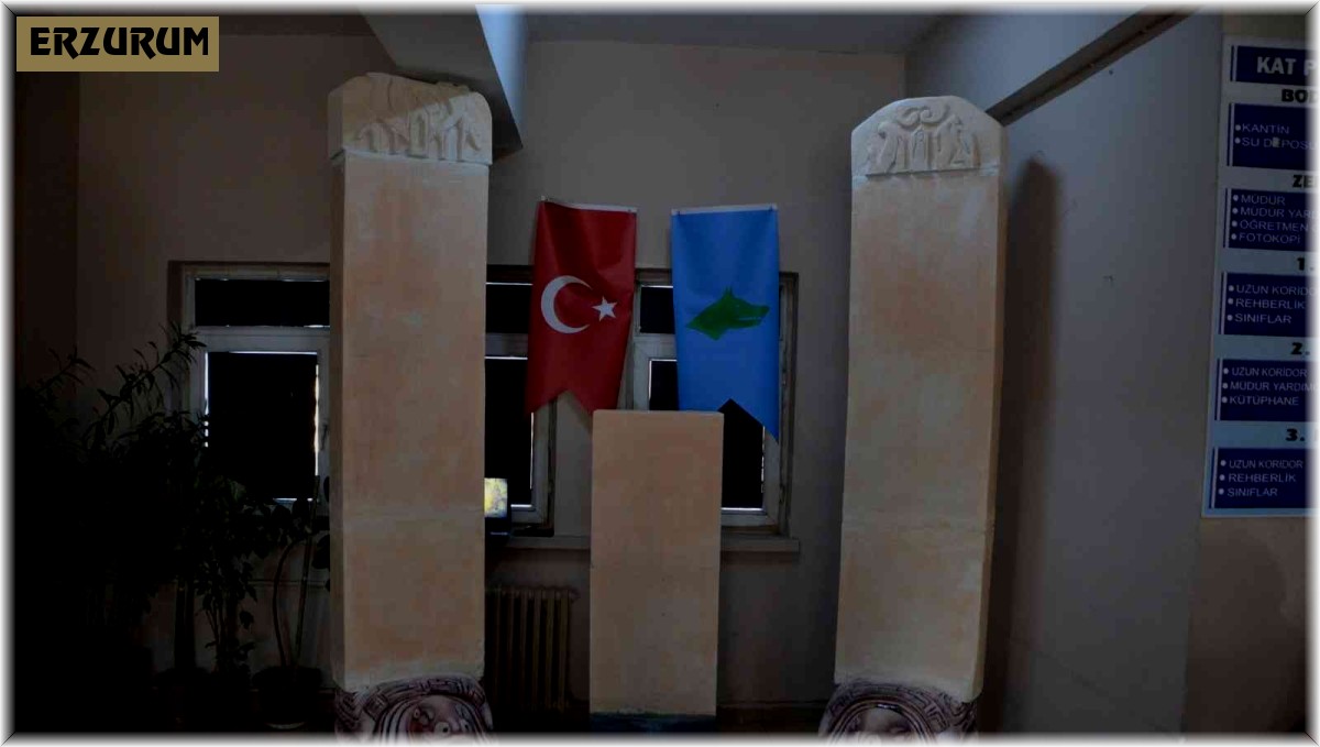 Göktürk Yazıtları'nın birebir kopyası Erzurum'da yapıldı