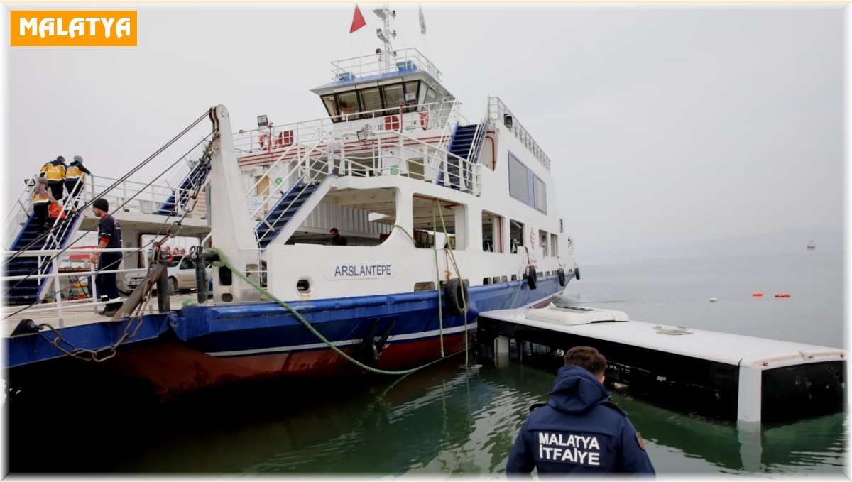 Göle uçan yolcu otobüsünde can pazarı