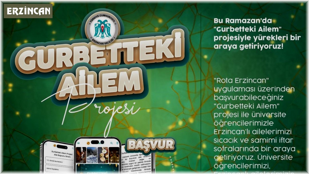 Gurbetteki öğrencilere aile ortamında iftar sofrası