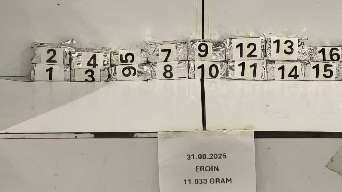 Gürbulak'ta Tırın Yakıt Deposunda 11 Kilo 633 Gram Eroin Ele Geçirildi