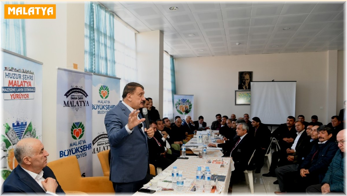 Gürkan'dan muhtarlarla hizmet istişaresi