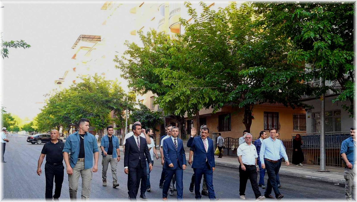 Gürkan İpek Caddesi'nde incelemelerde bulundu