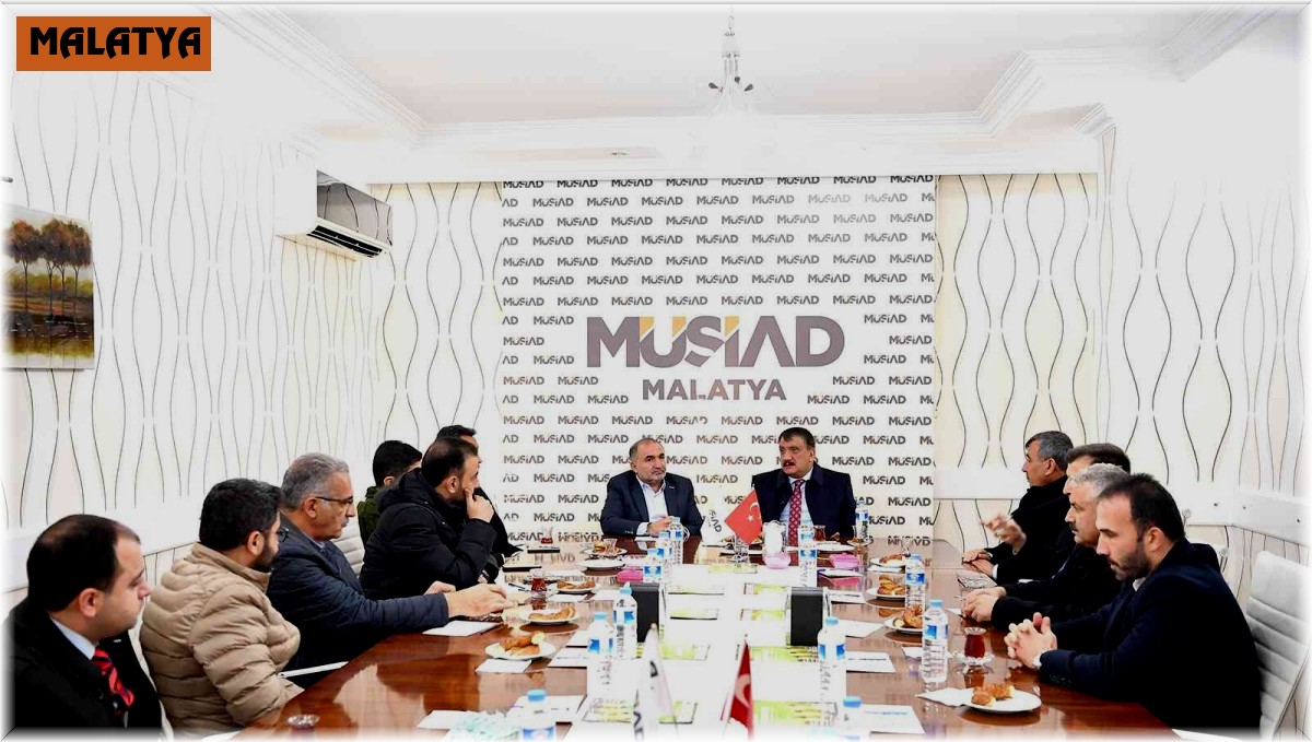 Gürkan, MÜSİAD Malatya şubesini ziyaret etti