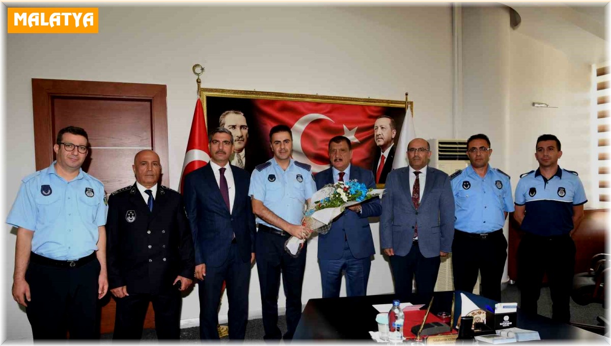 Gürkan, Zabıta teşkilatını kabul etti