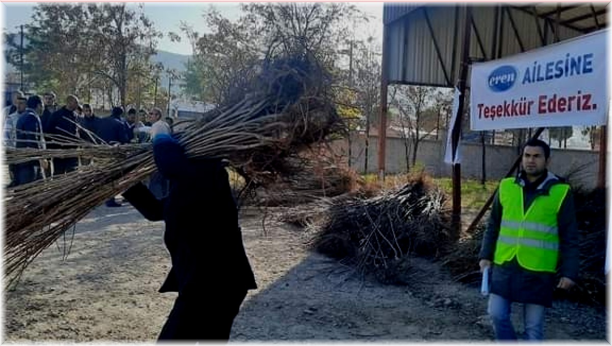 Güroymak'ta 22 bin meyve fidanı dağıtıldı