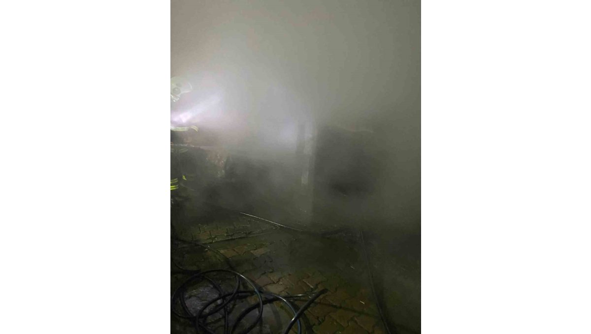 Güroymak'ta korkutan yangın