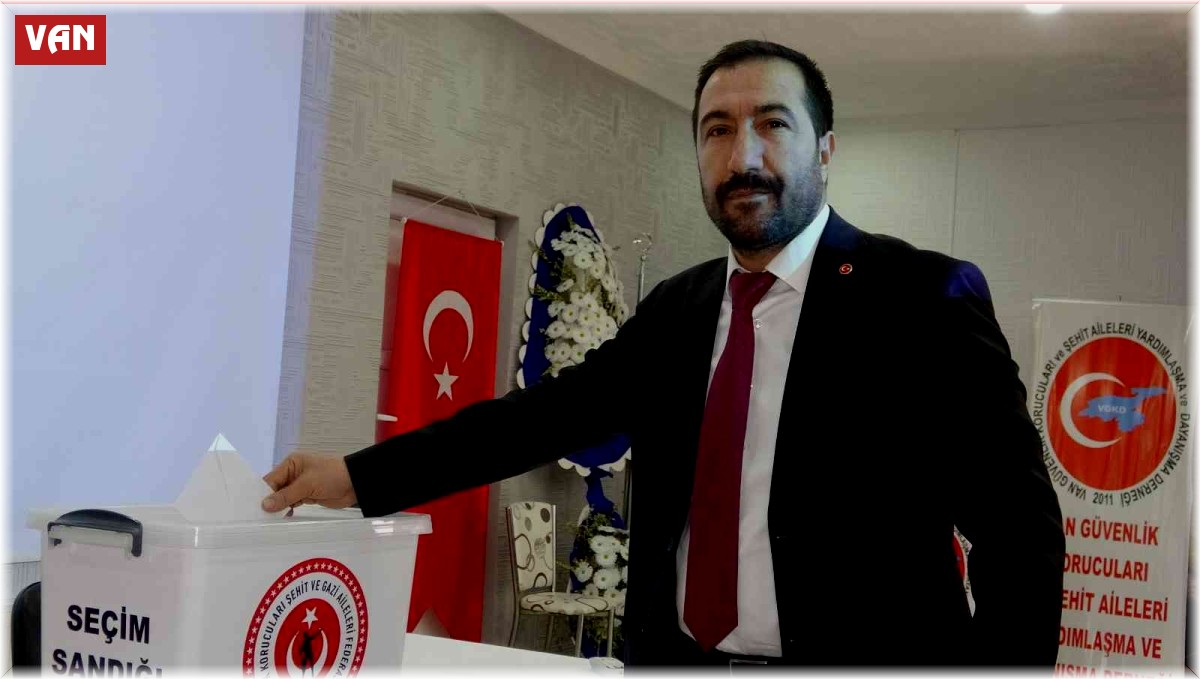 Güvenlik Korucuları Şehit ve Gazi Aileleri Federasyon Başkanı Kahraman, güven tazeledi