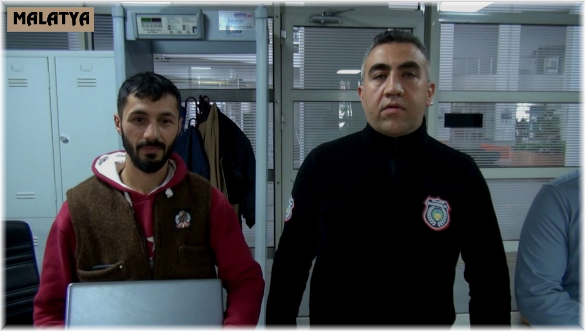 Güvenlik personelinden örnek davranış