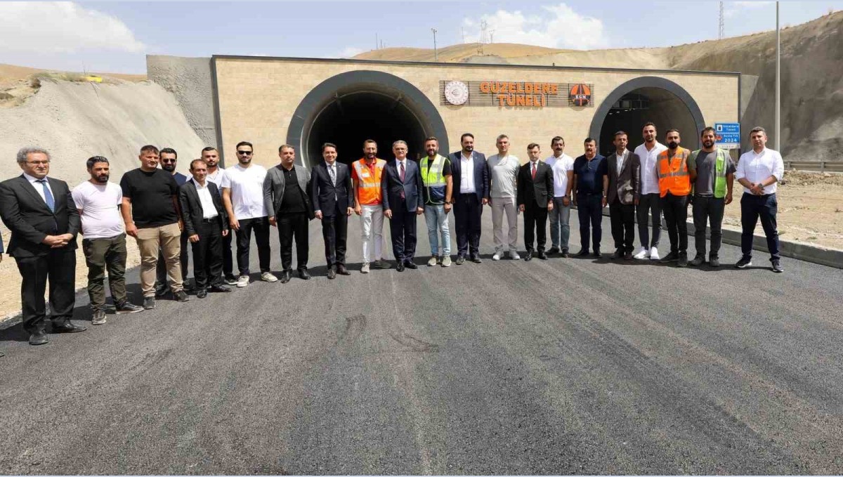 Güzeldere Tüneli'nin ikinci tüpünde çalışmalar sona doğru