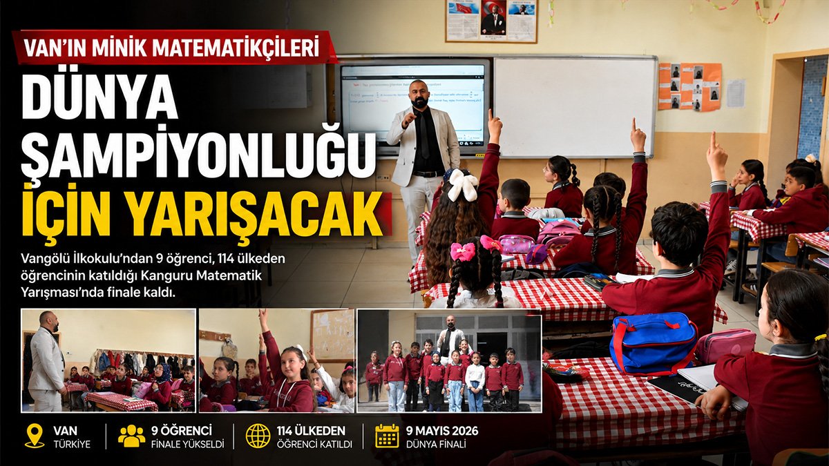 Hafta sonları gönüllü hazırladı: Vanlı 9 öğrenci dünya şampiyonluğu için yarışacak