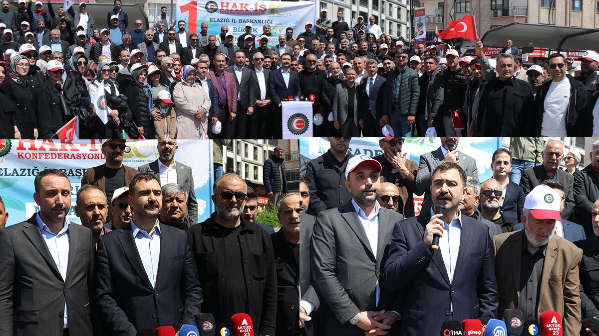 HAK-İŞ Genel Başkan Yardımcısı Mehmet Ali Kayabaşı Elazığ'da konuştu: İşçiler için memurlar gibi iş güvencesi istedi