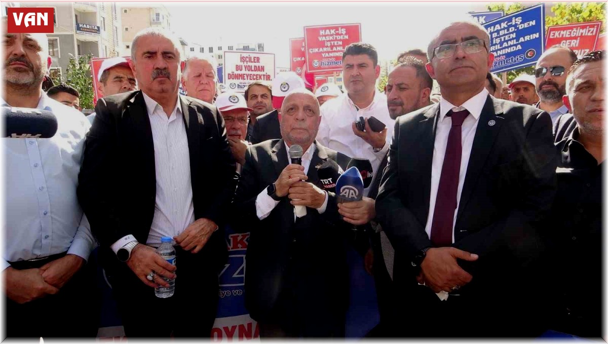Hak-İş Genel Başkanı Arslan: "Mücadelemizi sonuna kadar sürdüreceğiz"