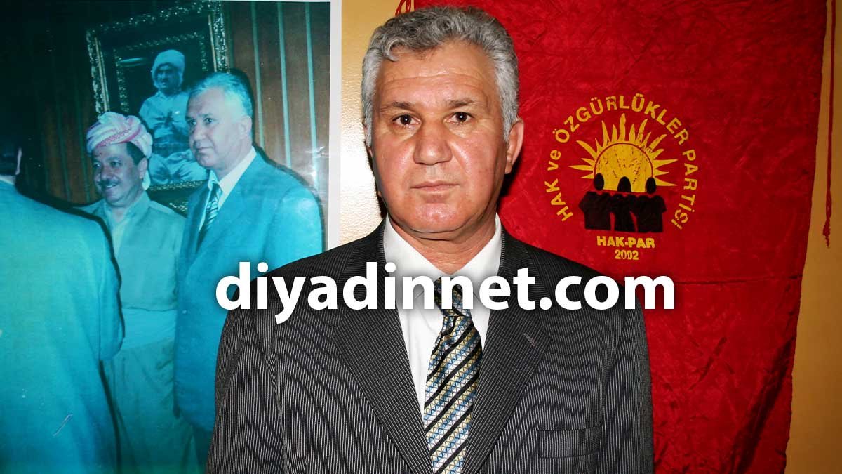 HAK-PAR Ağrı Adayı Fehmi Atmaca Seçim Bürosuna Barzani Fotoğrafı Astı