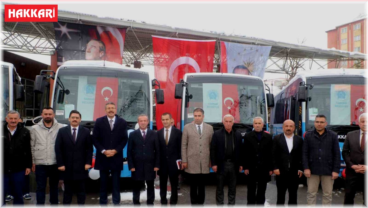 Hakkari Belediyesi araç filosuna 6 araç daha ekledi