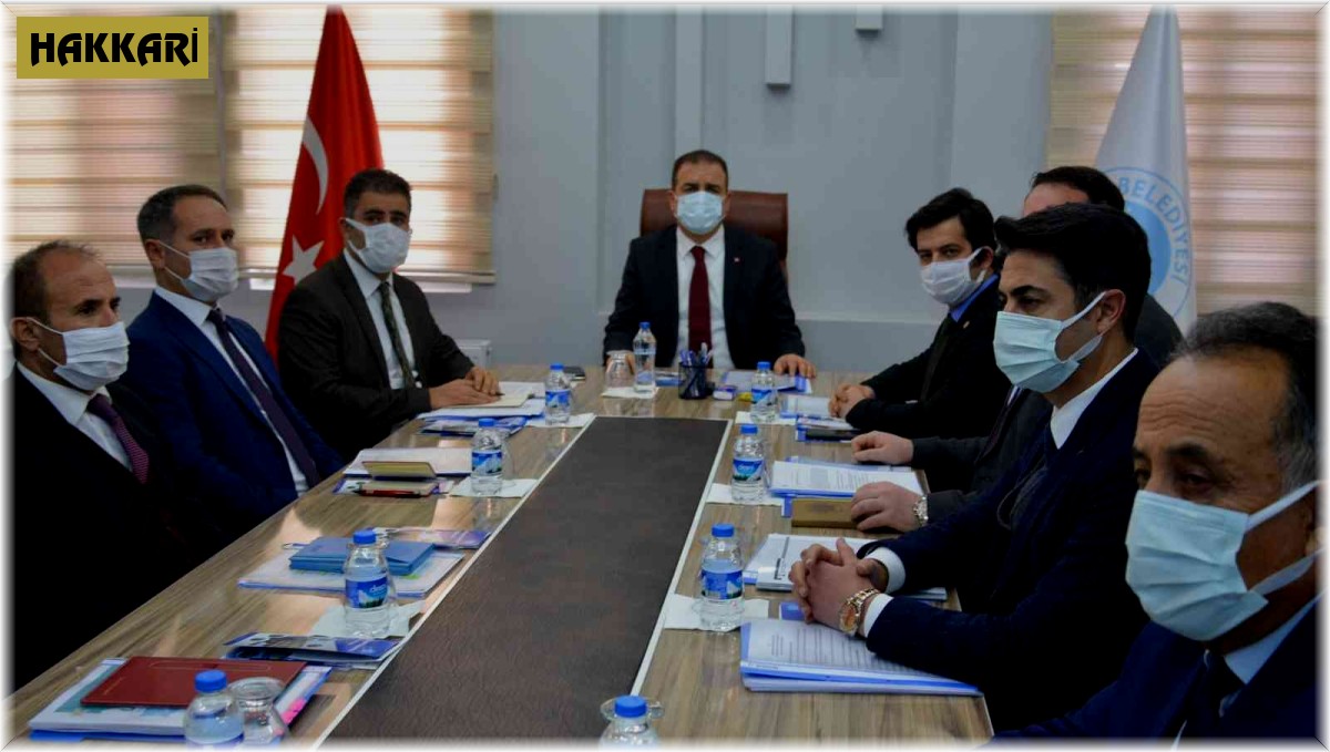 Hakkari Belediyesi'nde 2021 yılı değerlendirme toplantısı